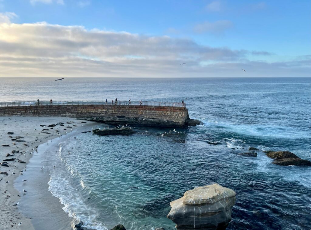 Stop by La Jolla Cove in San Diego