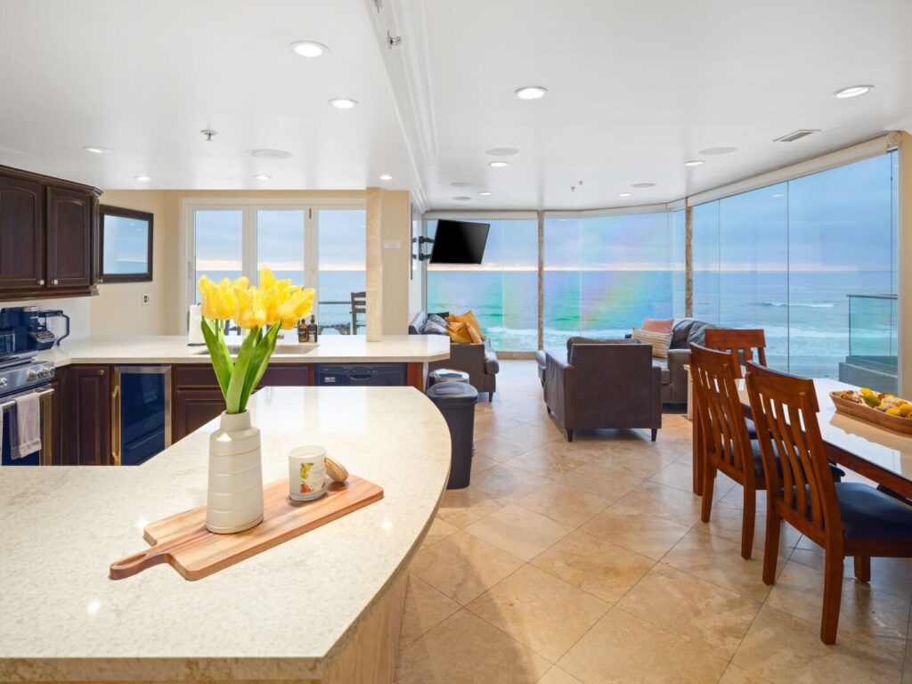 A view of one of our Mission Beach vacation rentals